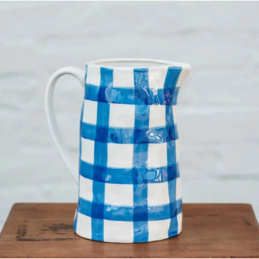 Jug - Blue Gingham